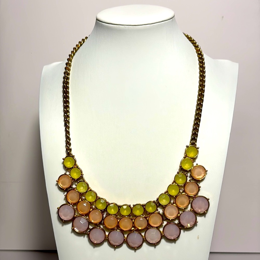 Elegant Multicolor Statement Necklace